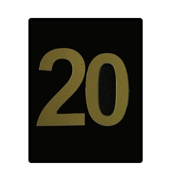 تابلو نشانگر طرح عدد 20 کد H0030