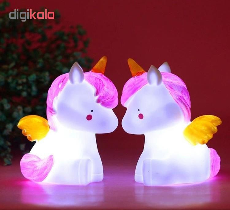 چراغ خواب کودک طرح یونیکورن مدل WT08