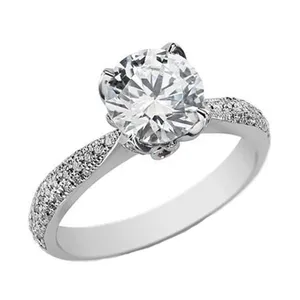 انگشتر نقره زنانه کد 64