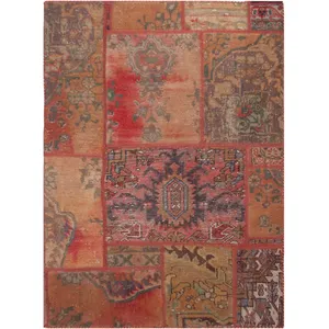 کلاژ فرش دستبافت یک و نیم متری فرش هریس کد 101429