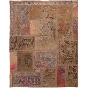 کلاژ فرش دستبافت دو و نیم متری فرش هریس کد 101430