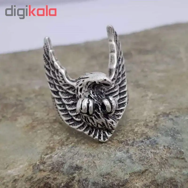 انگشتر مردانه طرح عقاب کد ES 214