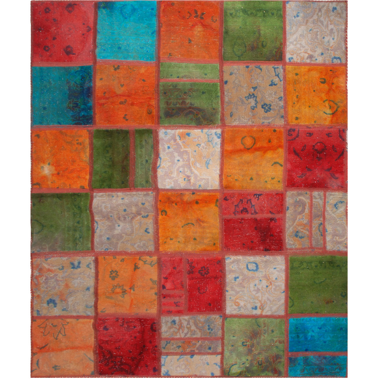 کلاژ فرش دستبافت سه متری فرش هریس کد 101436