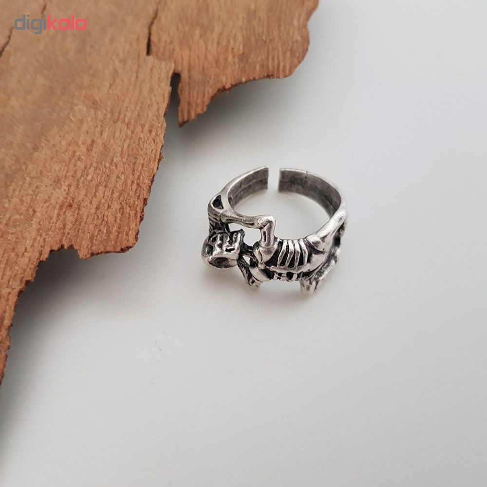 انگشتر طرح اسکلت کد a86