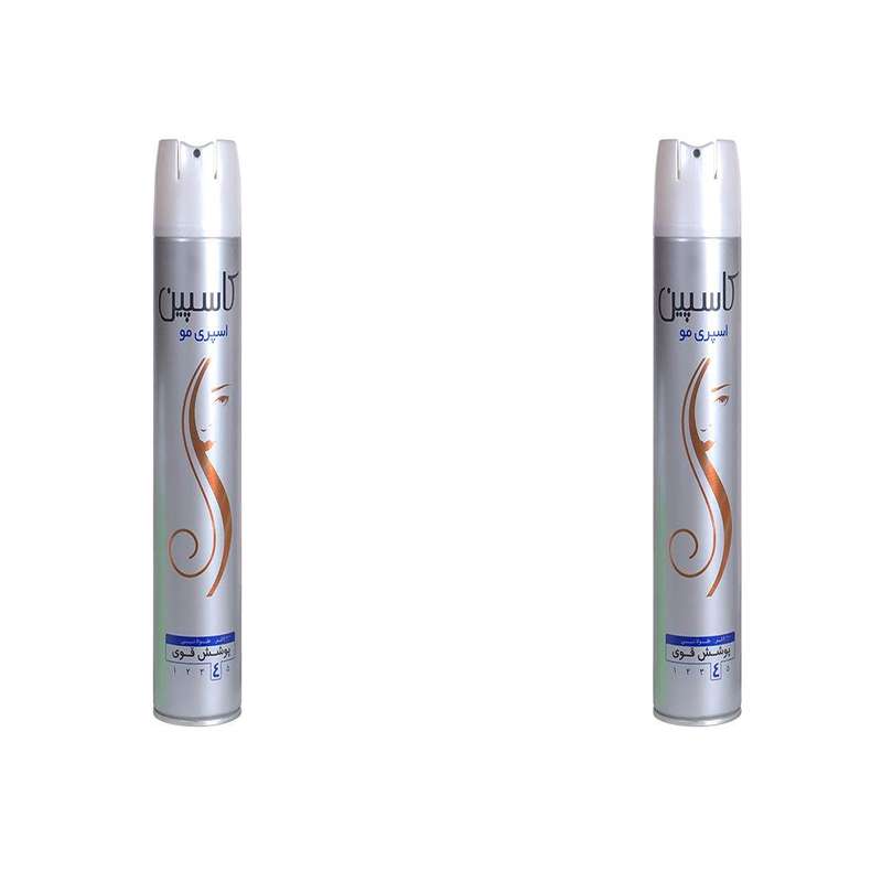 اسپری حالت دهنده مو کاسپین مدل A500 حجم 500 میلی لیتر بسته 2 عددی