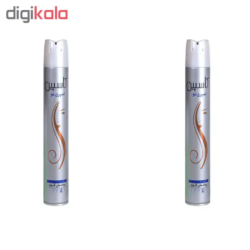اسپری حالت دهنده مو کاسپین مدل A500 حجم 500 میلی لیتر بسته 2 عددی