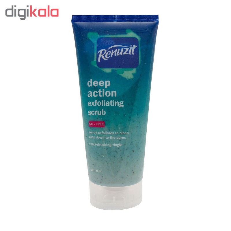 اسکراب لایه بردار رینو زیت مدل Deep action exfolianting حجم 200 میلی لیتر بسته 2 عددی