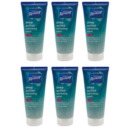 اسکراب لایه بردار رینو زیت مدل Deep action exfolianting حجم 200 میلی لیتر بسته 6 عددی