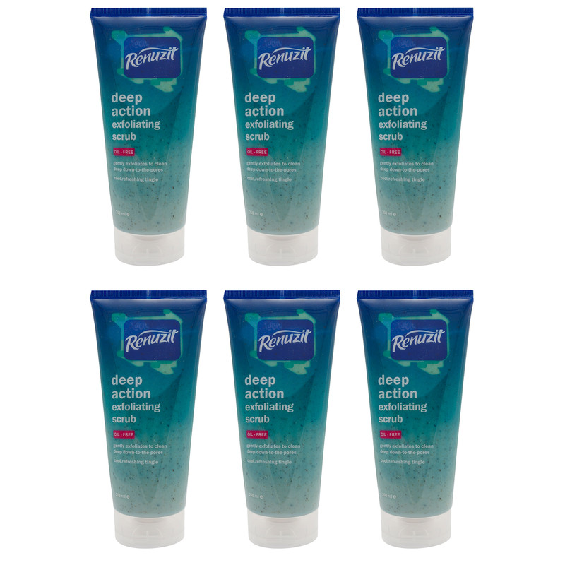 اسکراب لایه بردار رینو زیت مدل Deep action exfolianting حجم 200 میلی لیتر بسته 6 عددی