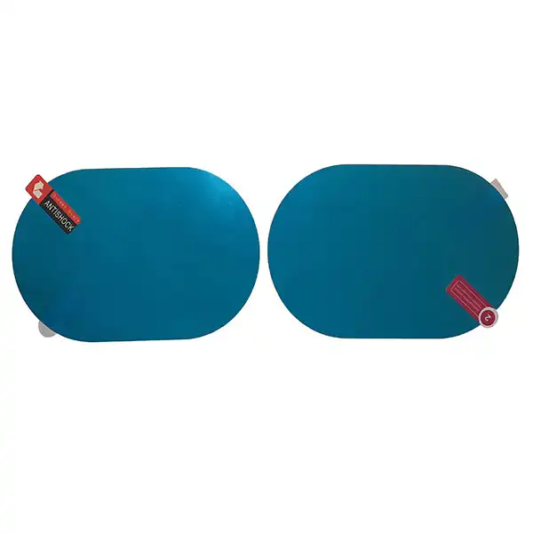 برچسب و محافظ ضد آب شیشه آینه خودرو مدل dan303 بسته دو عددی