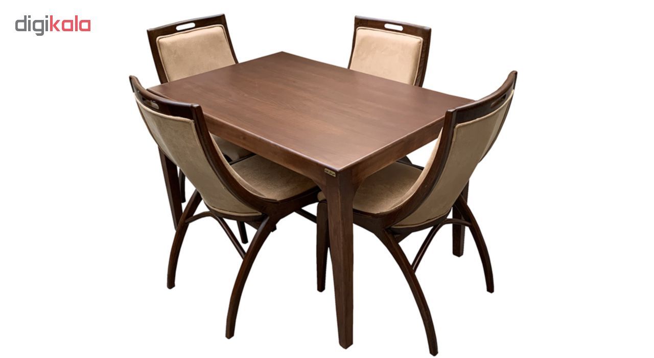 میز و صندلی ناهار خوری اسپرسان چوب کد Sm59