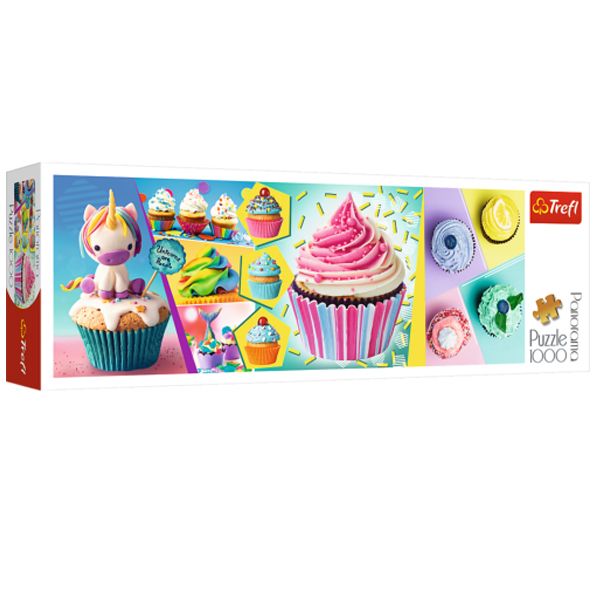 پازل 1000 تکه ترفل مدل Colorful Cupcakes پازل 1000 تکه ترفل مدل Colorful Cupcakes
