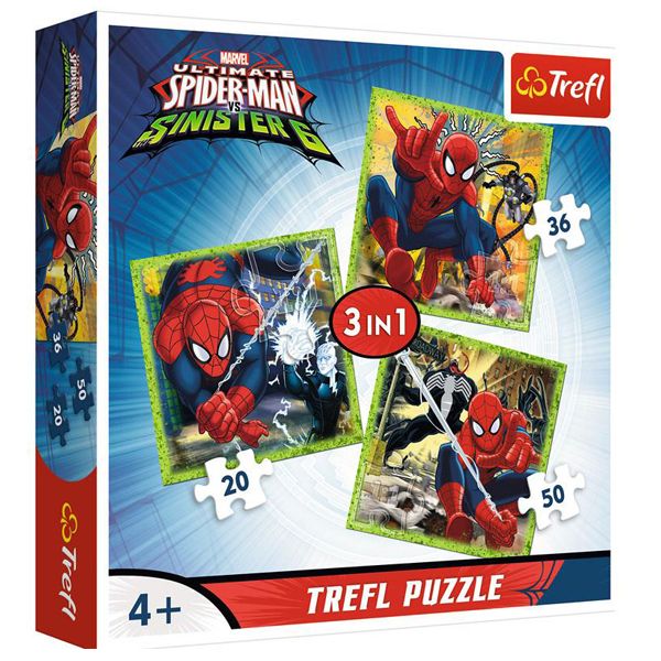 پازل 106 تکه ترفل مدل Spiderman پازل 106 تکه ترفل مدل Spiderman