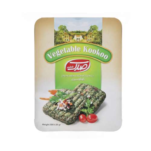 کوکو سبزی صدک مقدار 500 گرم
