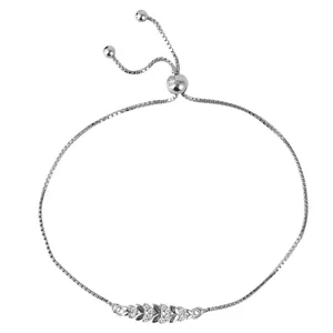 دستبند نقره زنانه مد و کلاس کد 1000481