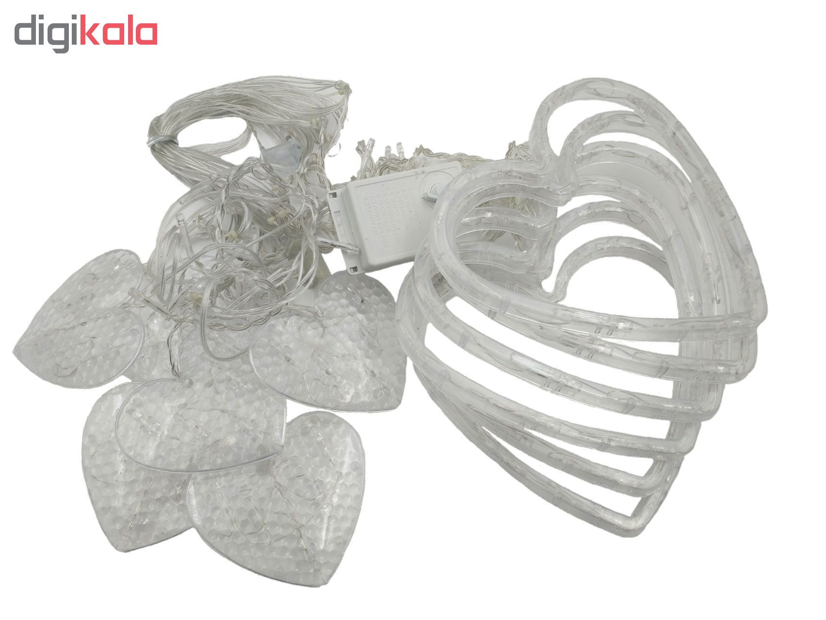 ریسه ال ای دی طرح قلب طول 2.5 متر