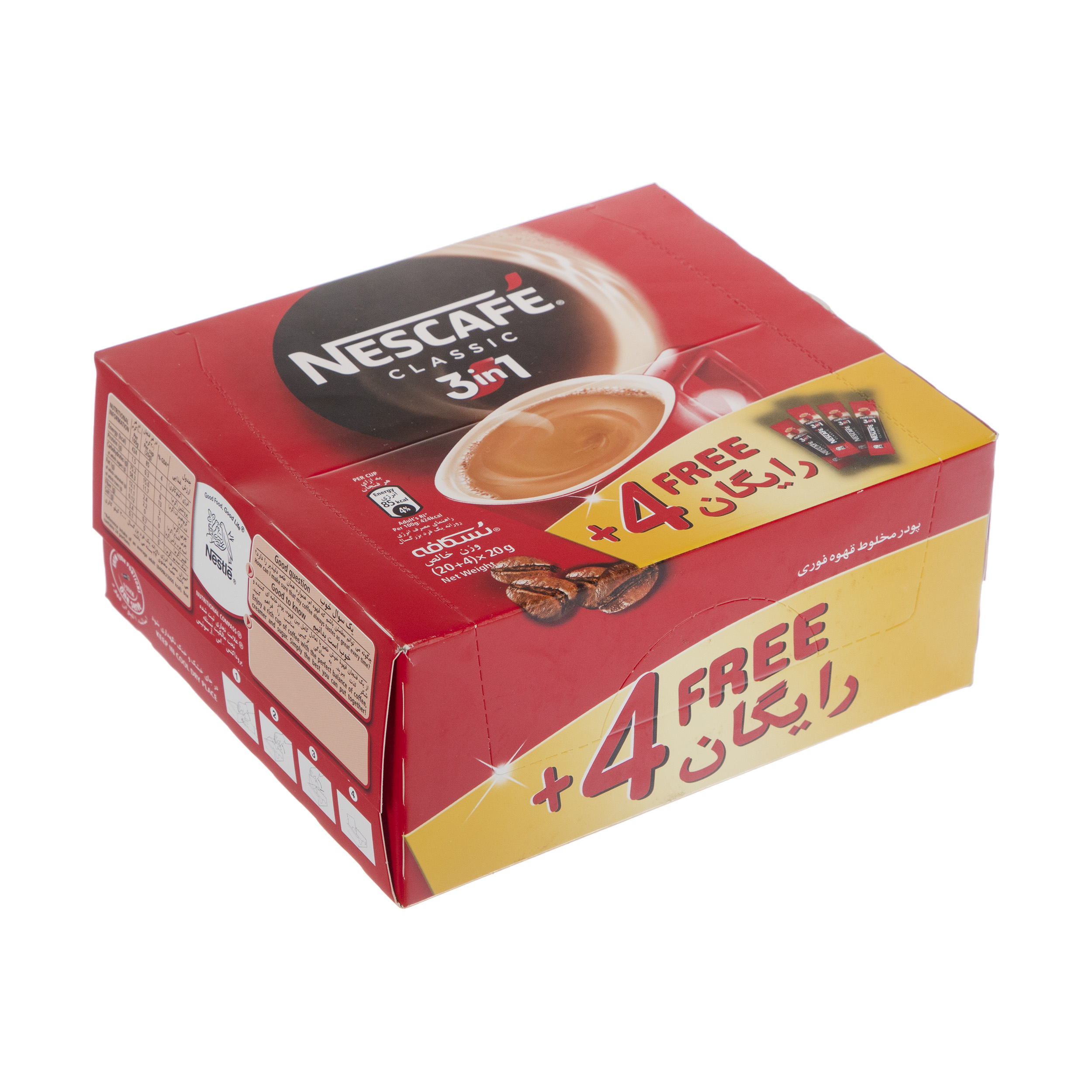 قهوه فوری مخلوط 1 × 3 نسکافه بسته 24 عددی