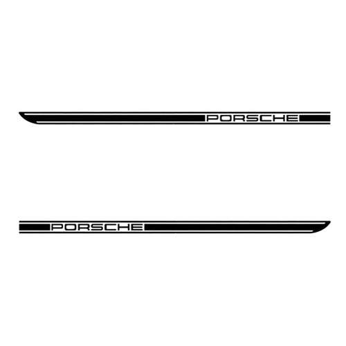برچسب بدنه خودرو طرح پورشه کد SL1141 مجموعه 2عددی