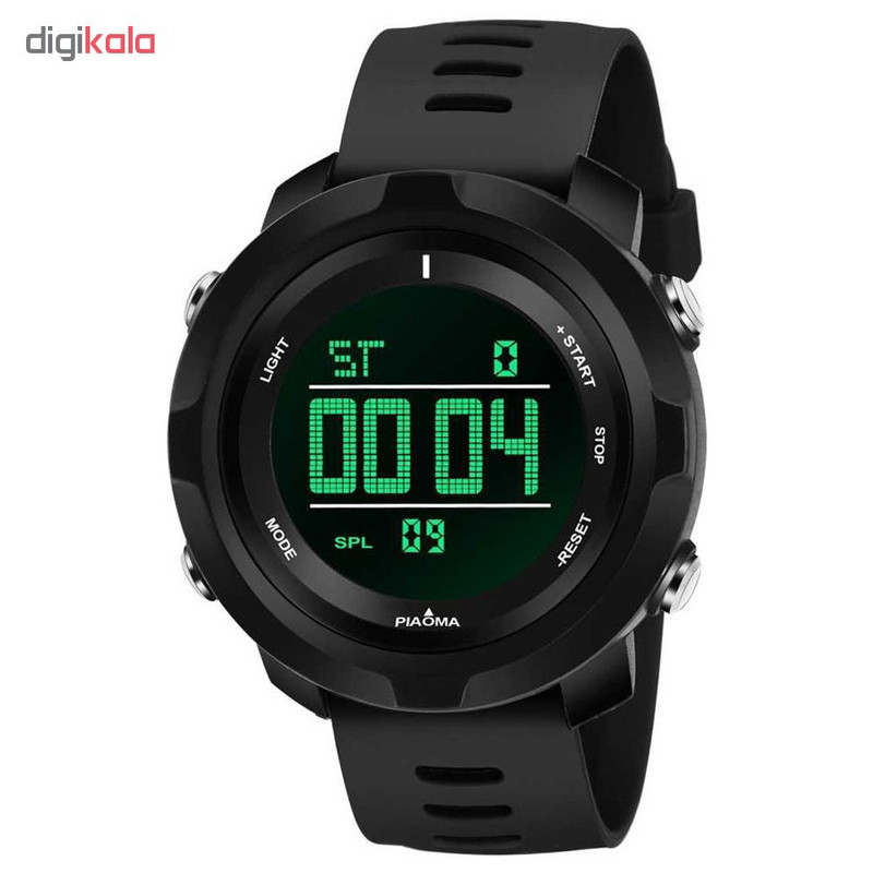 ساعت مچی دیجیتال مردانه پیائوما مدل SN-5162-BB ساعت مچی دیجیتال مردانه پیائوما مدل SN-5162-BB