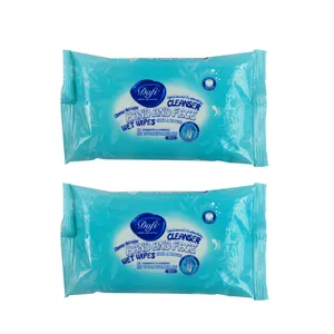 دستمال مرطوب دافی کد 02 مجموعه 2 عددی