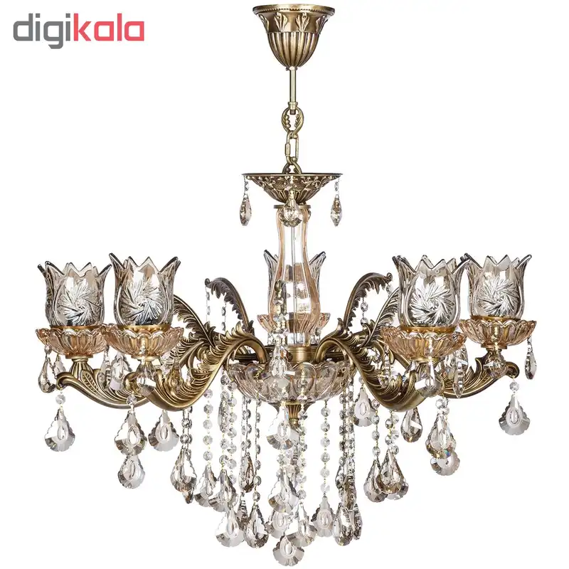 لوستر پنج شعله چشمه نور کد S3545.5A