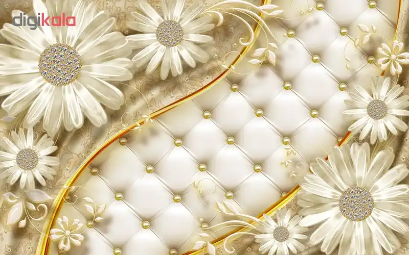 پوستر دیواری سه بعدی طرح گل کد 2118118