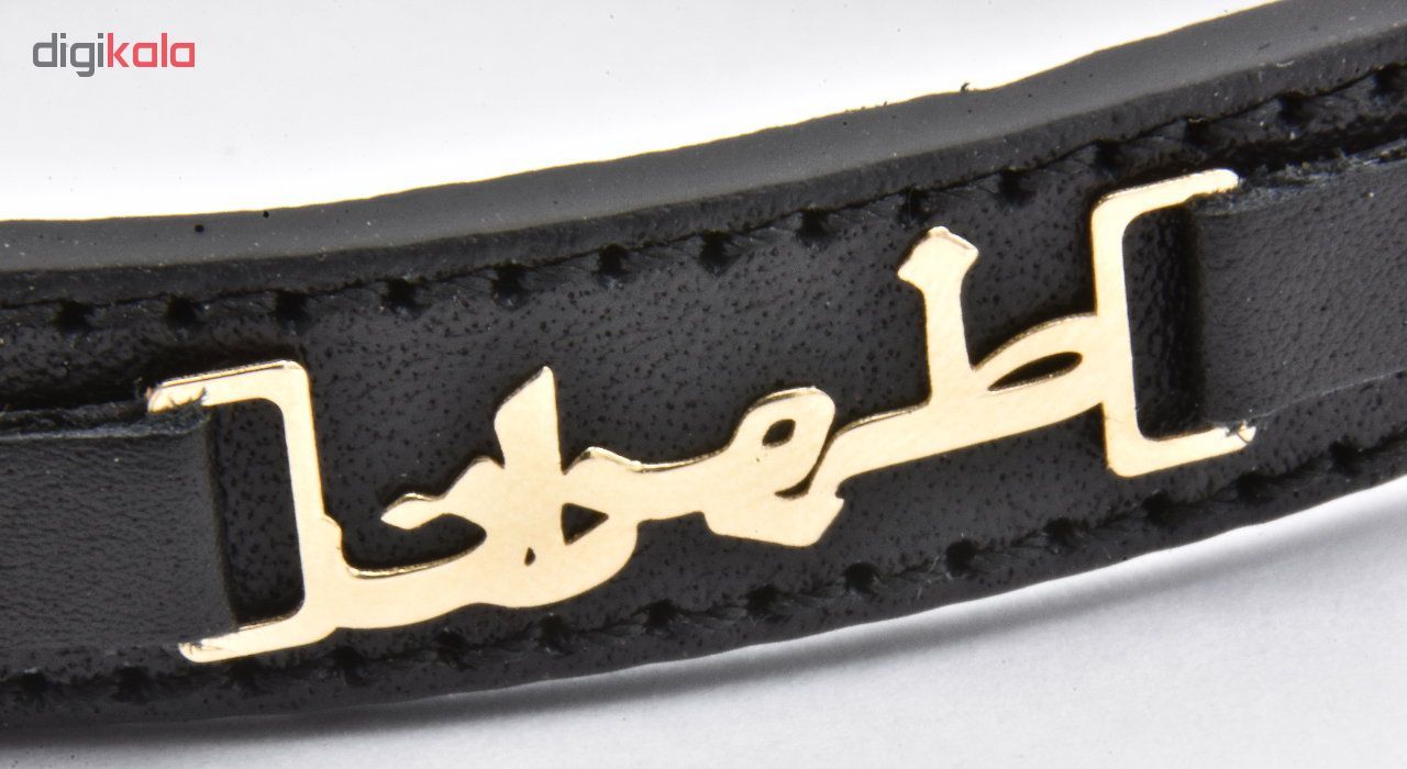 دستبند طلا 18 عیار زنانه آمانژ طرح طهران کد 509D2956
