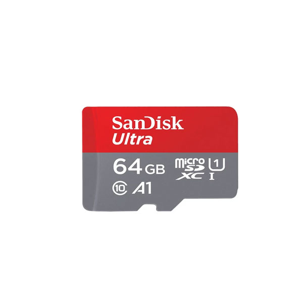 کارت حافظه‌ microSDXC سن دیسک مدل A1 کلاس 10 استاندارد UHS-I سرعت 98MBps ظرفیت 64 گیگابایت