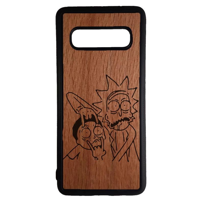 کاور طرح ریک و مورتی کد 43170 مناسب برای گوشی موبایل سامسونگ galaxy s10