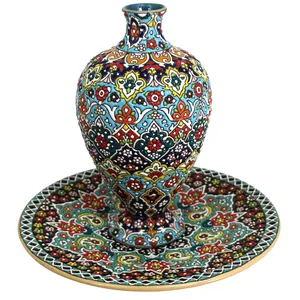 ست میناکاری دست نگار کد 01-17 مجموعه 2 عددی 