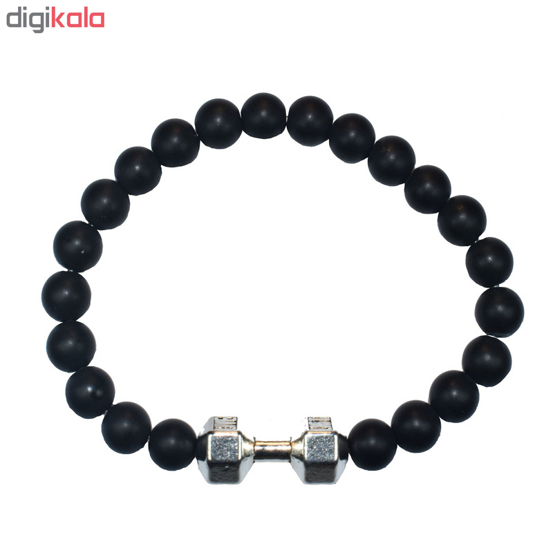 دستبند مردانه طرح دمبل کد M2