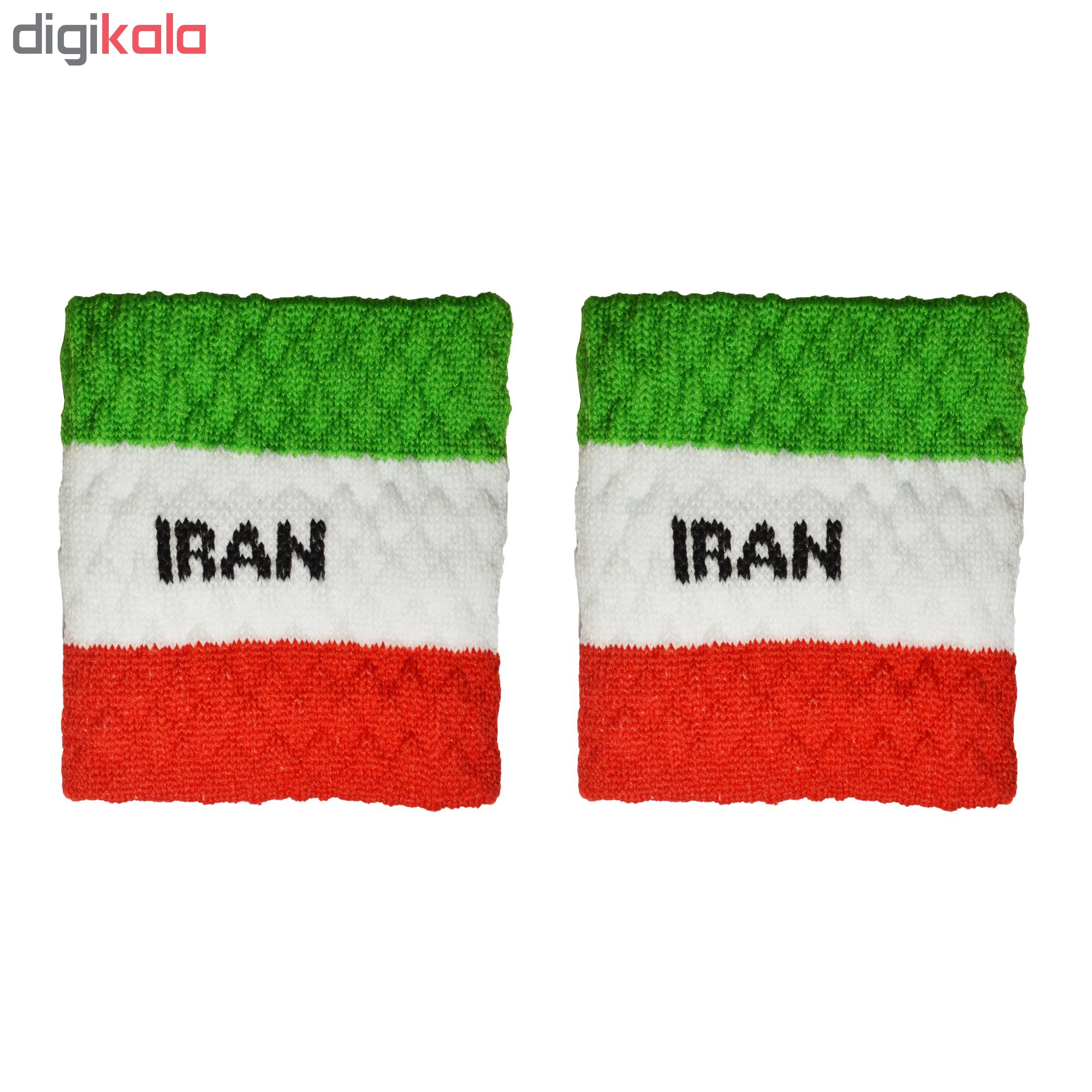 مچ بند ورزشی پرشیکا طرح پرچم کشور ایران بسته 2 عددی