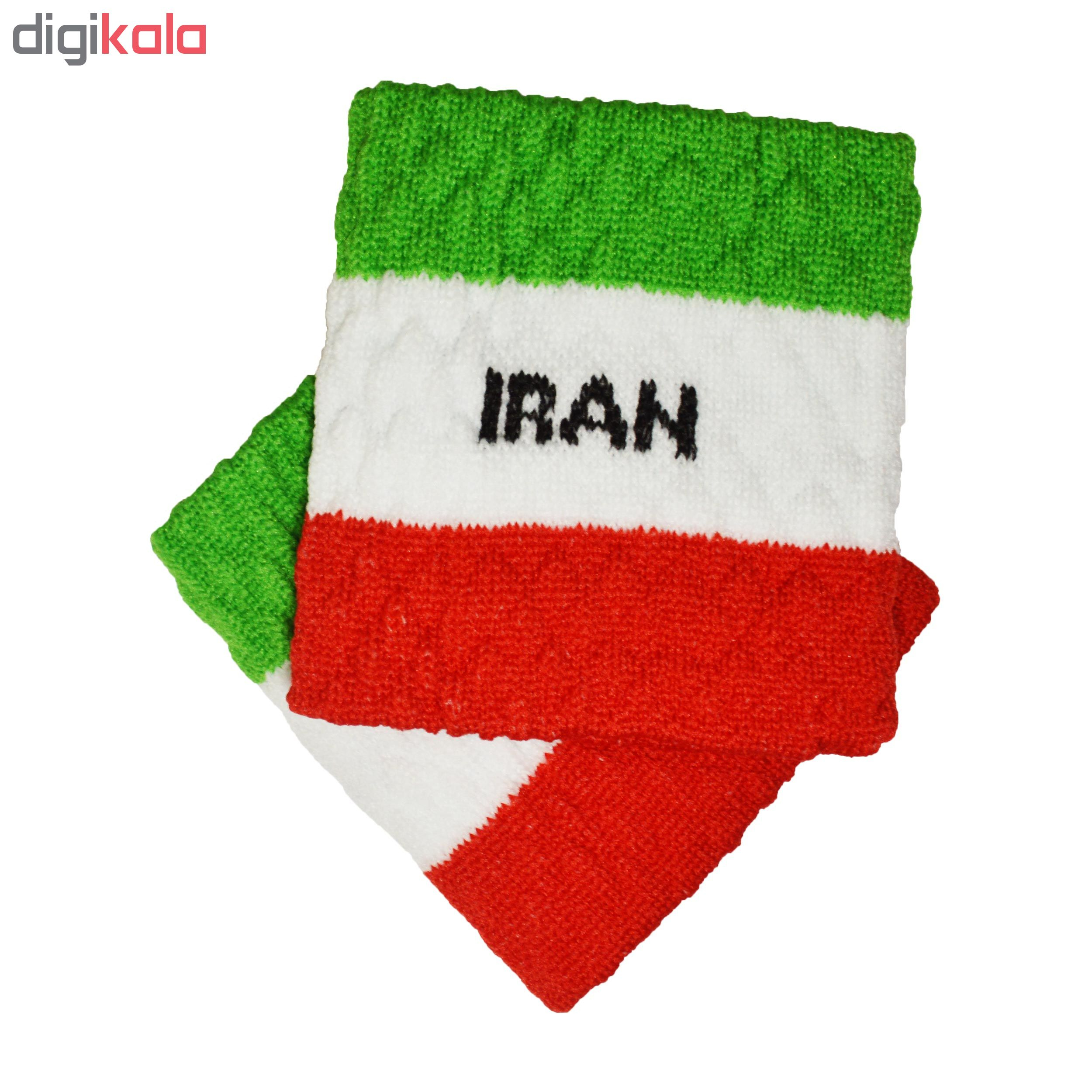 مچ بند ورزشی پرشیکا طرح پرچم کشور ایران بسته 2 عددی