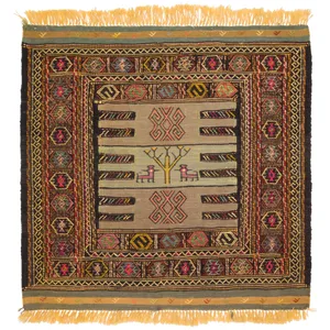 گلیم دستباف یک متری سی پرشیا کد 176041