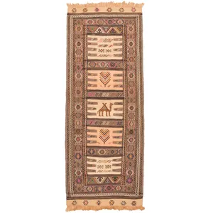 گلیم دستباف کناره طول یک و نیم متر سی پرشیا کد 176055