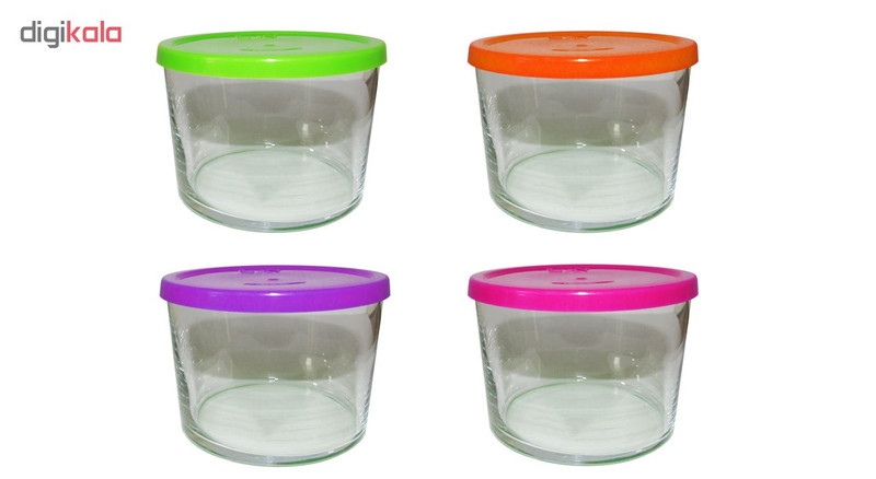 ظرف نگهدارنده لاو کد BDG384 بسته 4 عددی ظرف نگهدارنده لاو کد BDG384 بسته 4 عددی