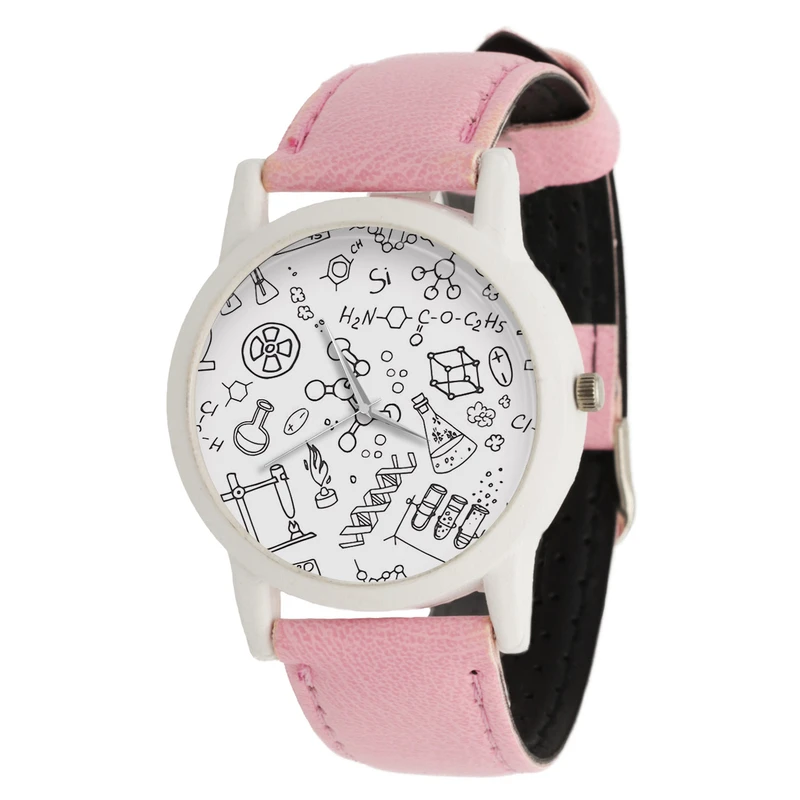 ساعت مچی عقربه ای زنانه طرح شیمی کد LF1719