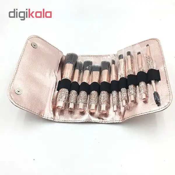 ست برس آرایشی مدل jevel01 مجموعه 10 عددی