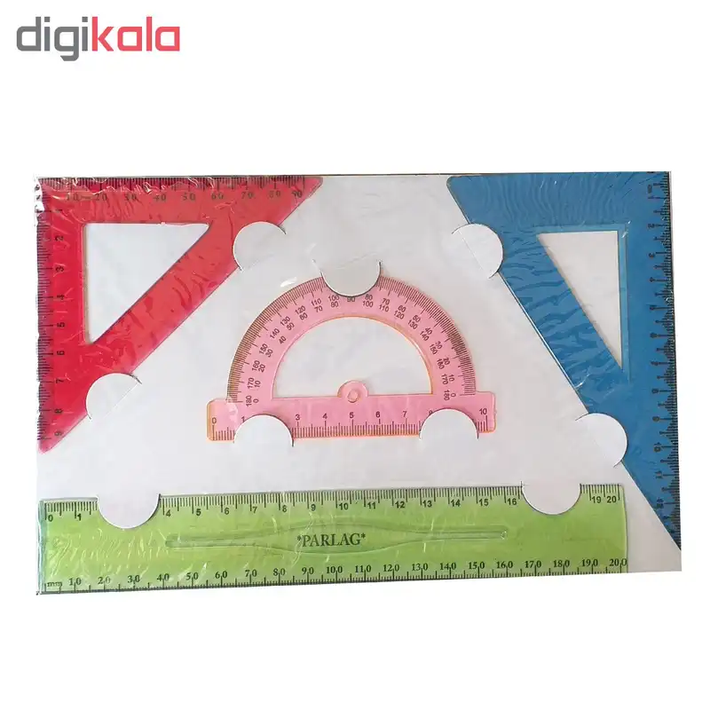 ست خط کش کد 004 مجموعه 4 عددی