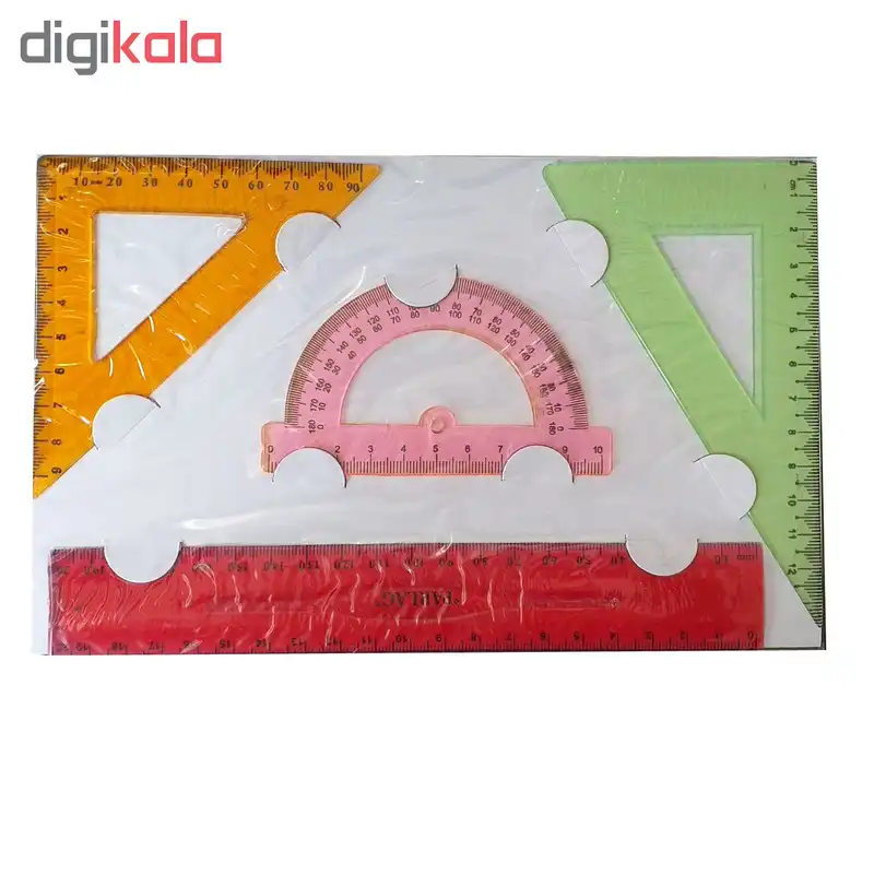 ست خط کش کد 005 مجموعه 4 عددی