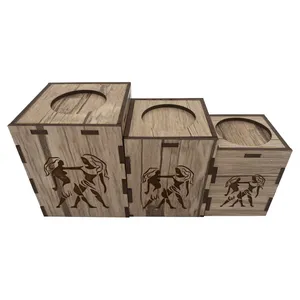 جا شمعی طرح ماه تولد خرداد مجموعه 3 عددی