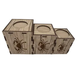 جا شمعی طرح ماه تولد تیر مجموعه 3 عددی