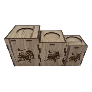 جا شمعی طرح ماه تولد مرداد مجموعه 3 عددی