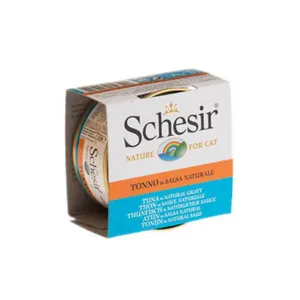 کنسرو غذای گربه شسیر مدل tonnetto with salsa naturale وزن 70 گرم