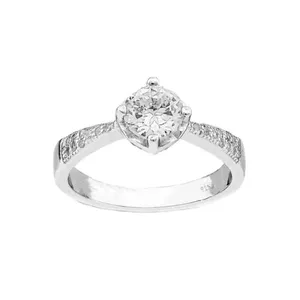 انگشتر نقره زنانه کد wqz