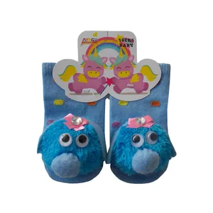 جوراب نوزاد ایاق طرح عروسک کد DOG -AB-20598