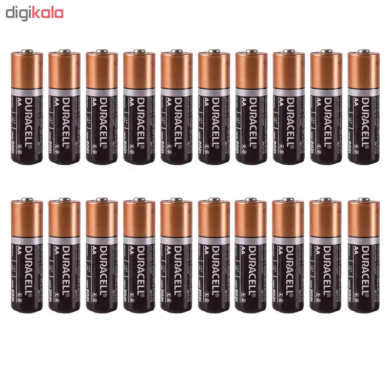 باتری قلمی دوراسل کد D20 بسته 20 عددی