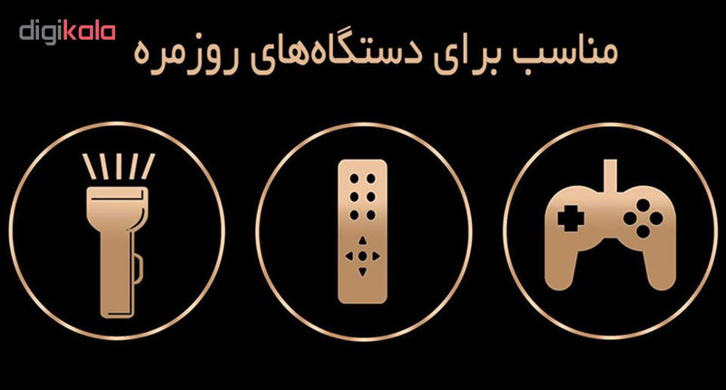 باتری قلمی دوراسل کد D20 بسته 20 عددی