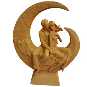 مجسمه لیلپار طرح ماه سوار مدل DKH-7029K