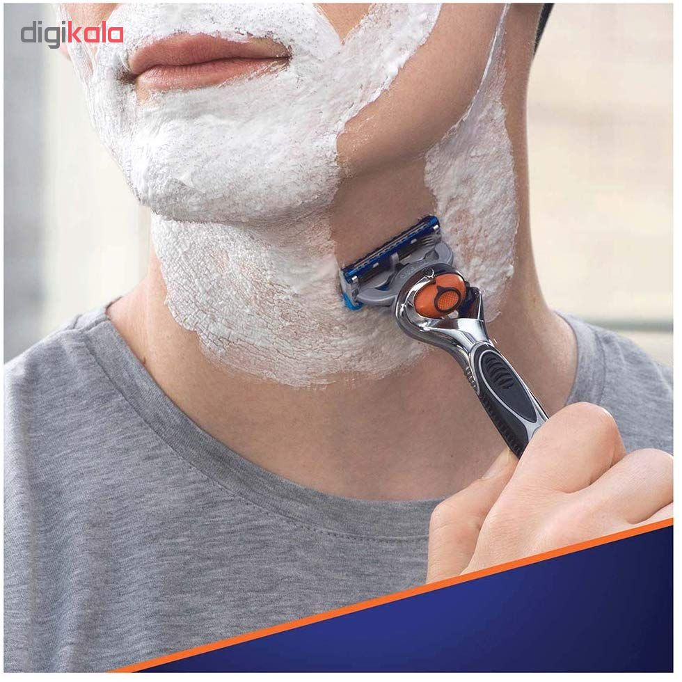 تیغ یدک ژیلت مدل  Fusion Proglide Power 5 ‏بسته 4 عددی